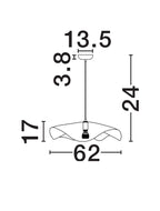 Pendul Nova Luce WABI 9070620