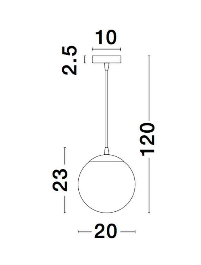 Pendul Nova Luce LAZIONE 9080200