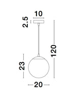 Pendul Nova Luce LAZIONE 9080200