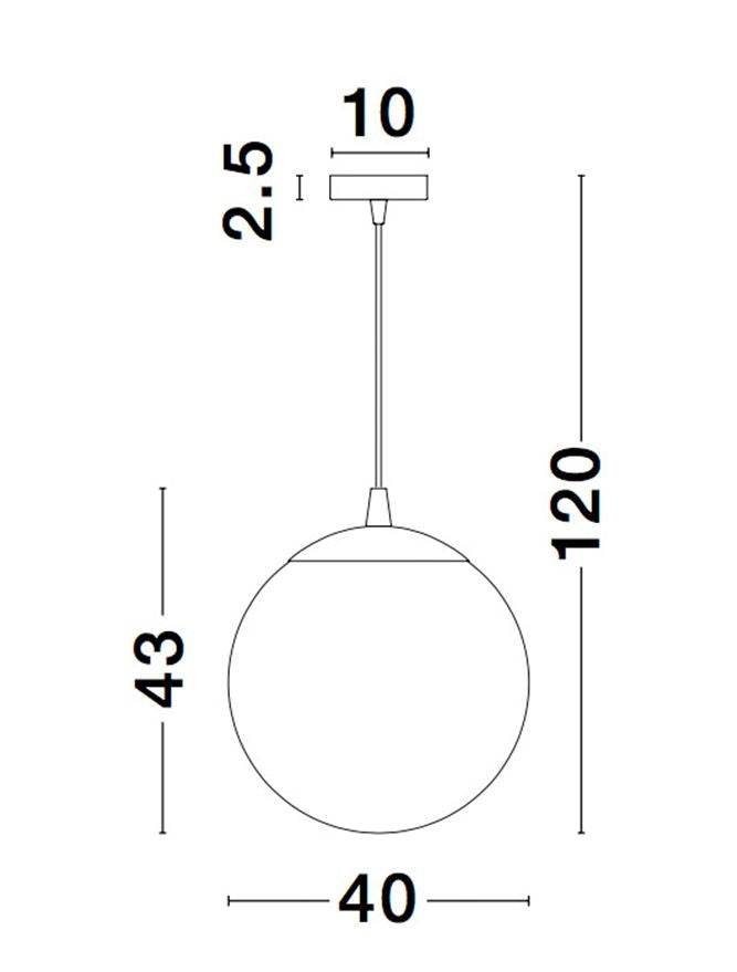 Pendul Nova Luce LAZIONE 9080400