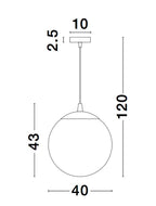 Pendul Nova Luce LAZIONE 9080400