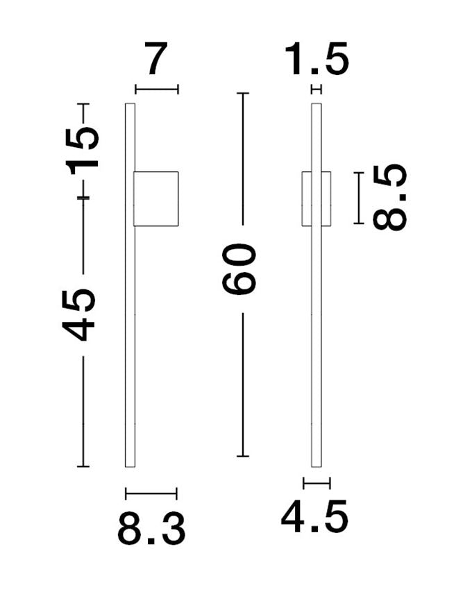 Aplica Nova Luce TIEN 9081104