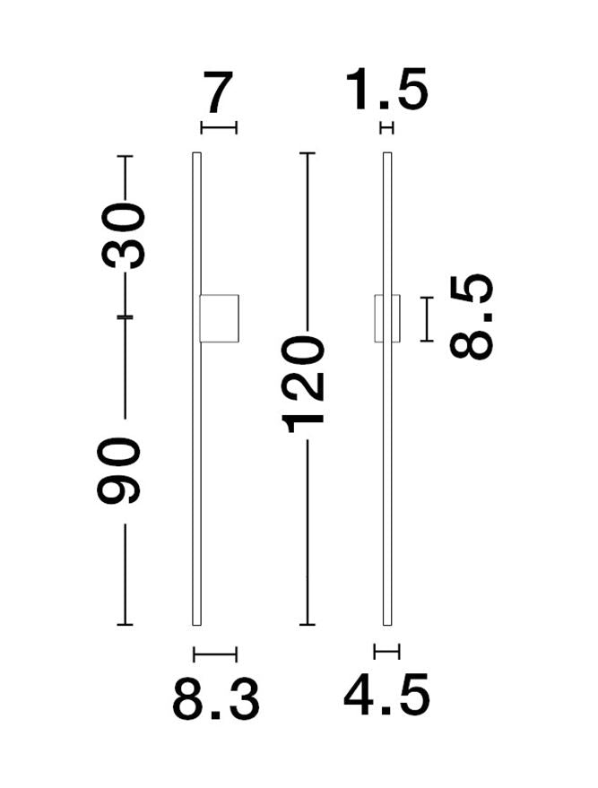 Aplica Nova Luce TIEN 9081105