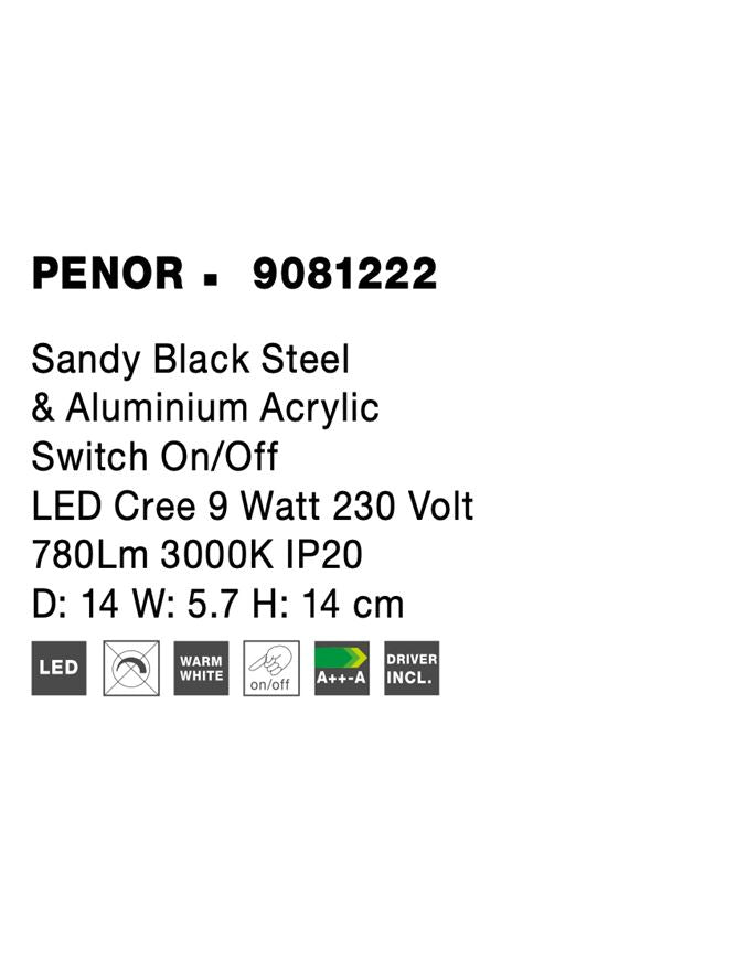 Aplica Nova Luce PENOR 9081222
