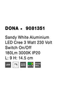 Aplica Nova Luce DONA 9081351
