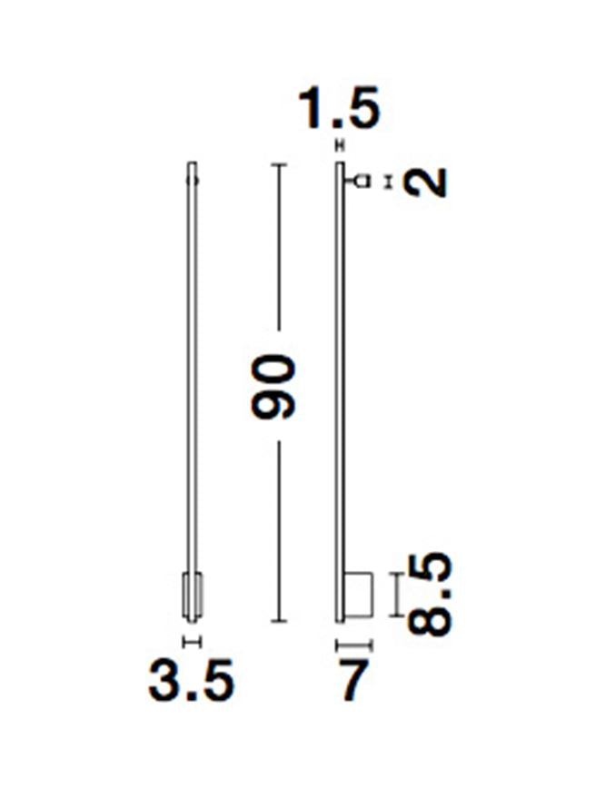 Aplica Nova Luce GROPIUS 9081900