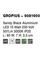 Aplica Nova Luce GROPIUS 9081900
