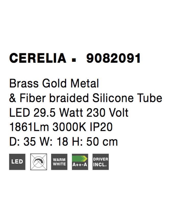 Aplica Nova Luce CERELIA 9082091