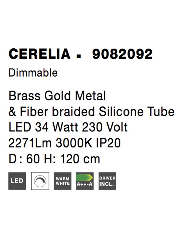 Lustra Nova Luce CERELIA 9082092