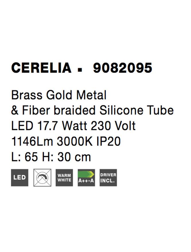 Plafoniera Nova Luce CERELIA 9082095