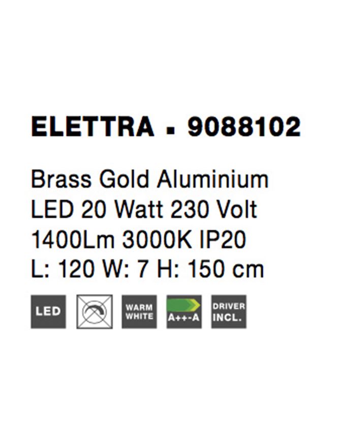 Lustra Nova Luce ELETTRA 9088102