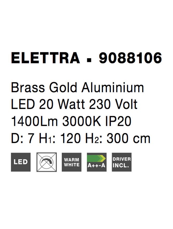 Pendul Nova Luce ELETTRA 9088106