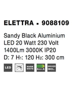 Pendul Nova Luce ELETTRA 9088109