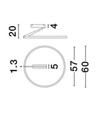 Plafoniera Nova Luce TILIA 9088137