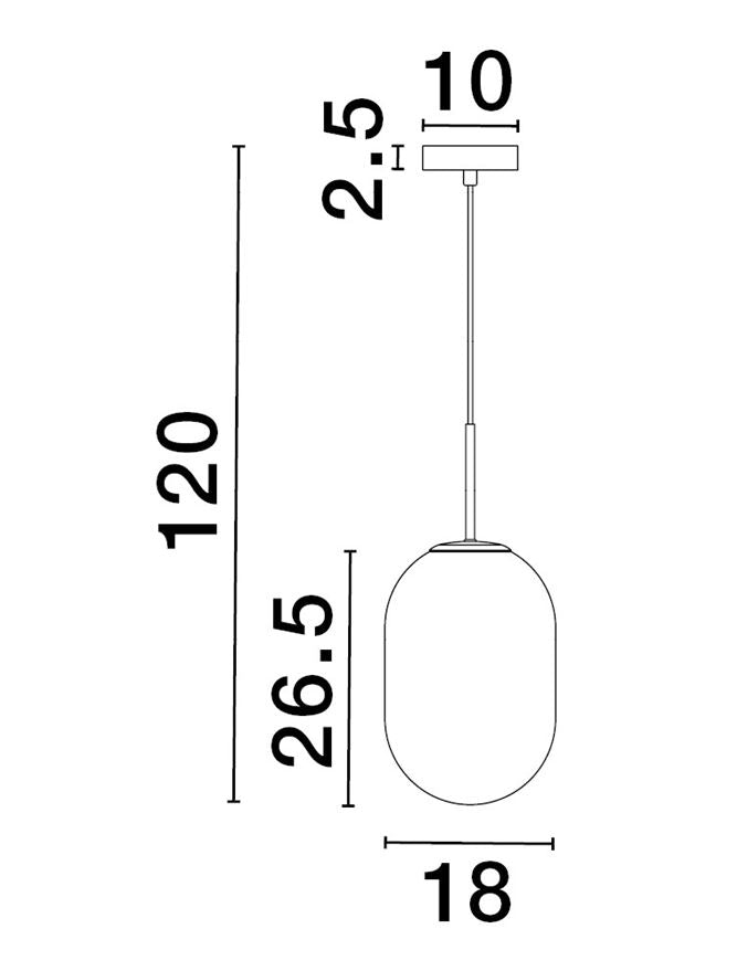 Pendul Nova Luce CHRYSI 9092822