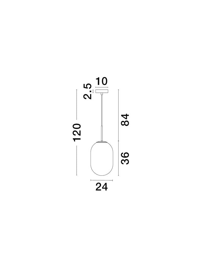 Pendul Nova Luce CHRYSI 9092823