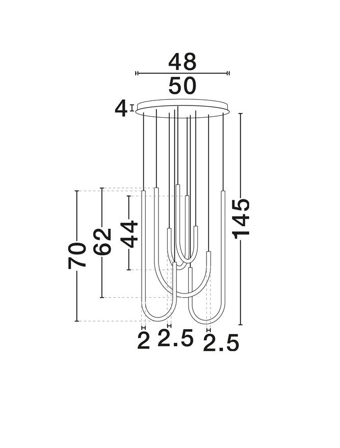 Candelabru Nova Luce TOPAZ 9100150