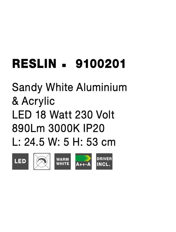 Aplica Nova Luce RESLIN 9100201