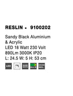 Aplica Nova Luce RESLIN 9100202