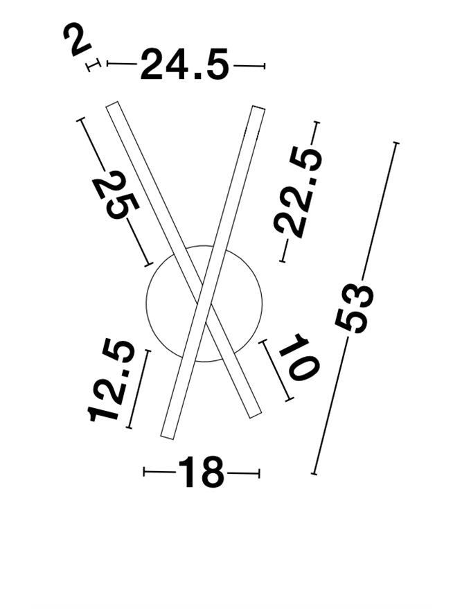 Aplica Nova Luce RESLIN 9100202