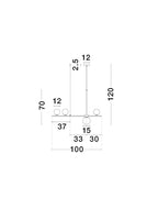 Lustra Nova Luce IMPERO 9100441