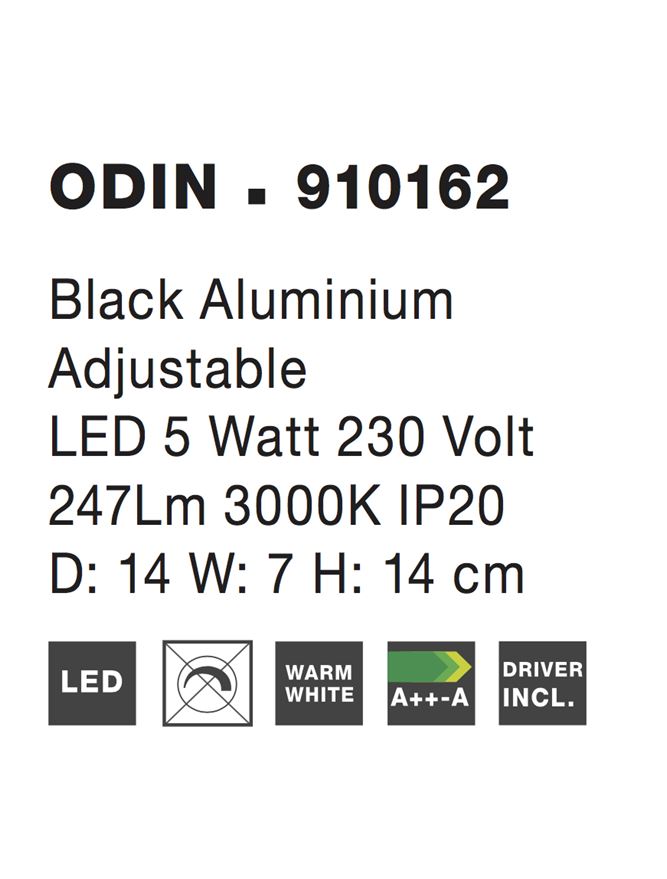 Aplica Nova Luce ODIN 910162