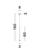 Pendul Nova Luce GOCCIO 9102591