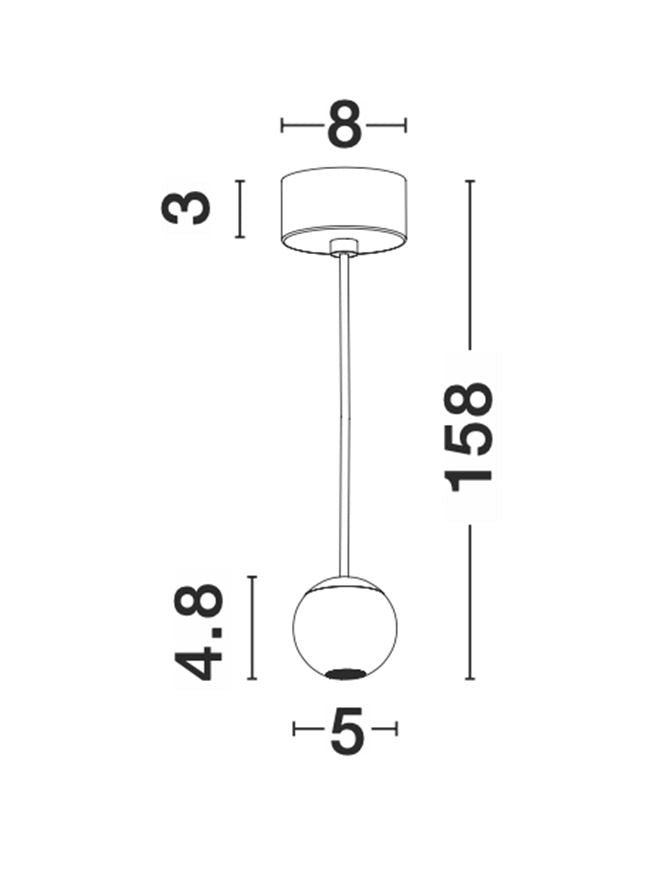 Pendul Nova Luce NOCCI 9103212