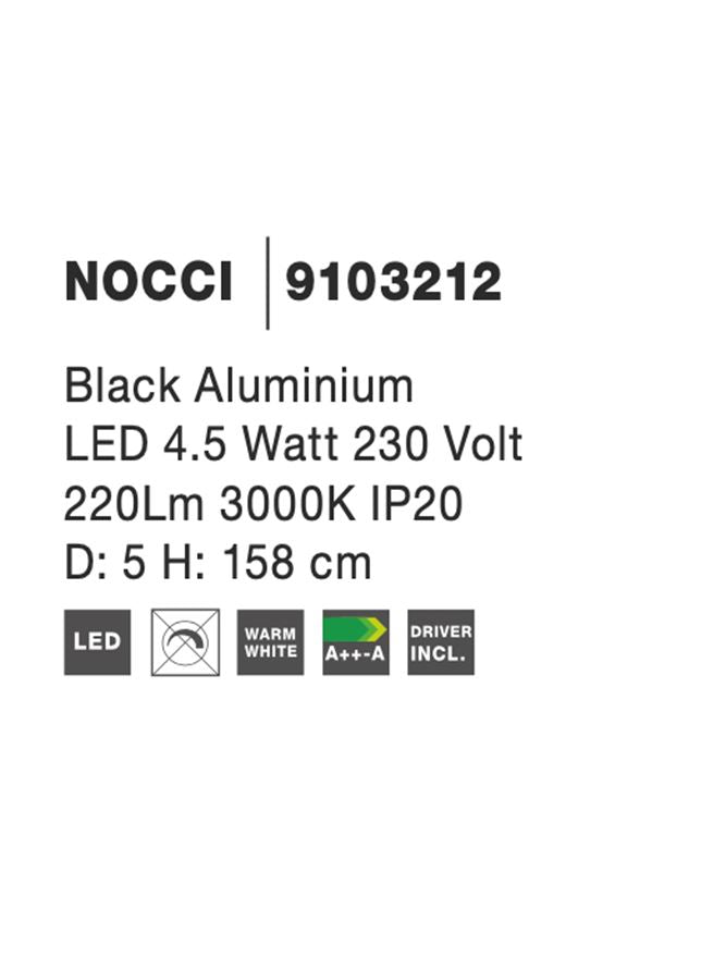 Pendul Nova Luce NOCCI 9103212