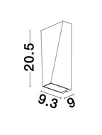 Aplica exterior iluminare sus/jos Nova Luce VEIRO 9104835