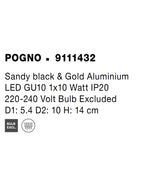 Aplica Nova Luce POGNO 9111432