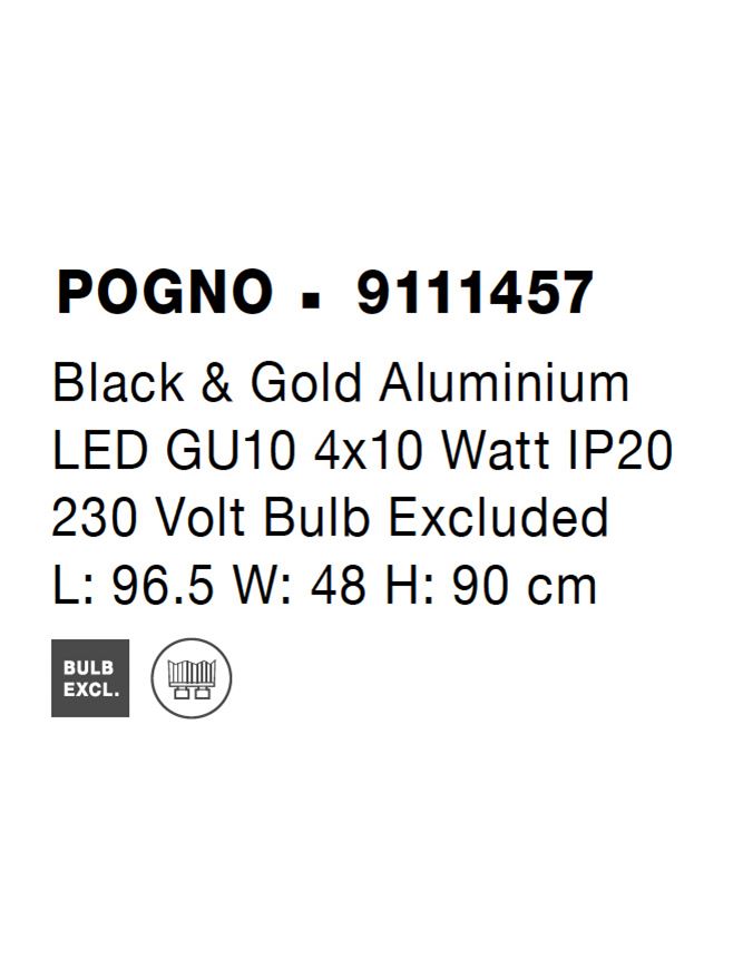 Lustra Nova Luce POGNO 9111457