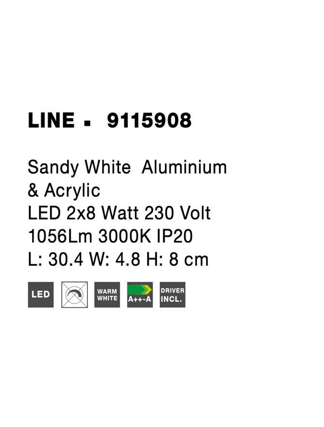 Aplica Nova Luce LINE 9115908