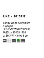 Aplica Nova Luce LINE 9115912