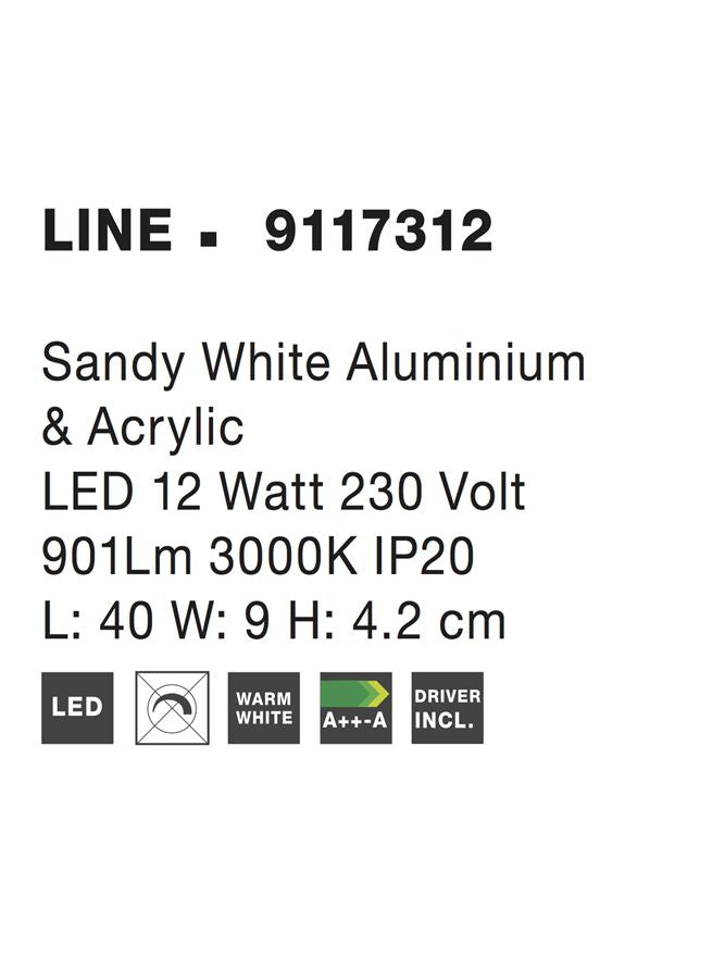 Aplica Nova Luce LINE 9117312