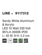 Aplica Nova Luce LINE 9117312