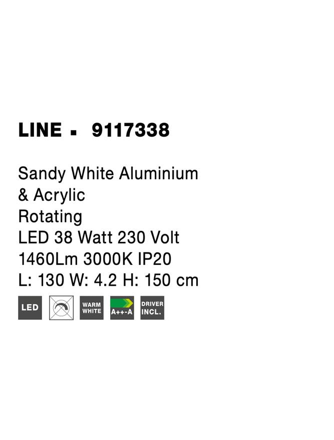 Lustra Nova Luce LINE 9117338