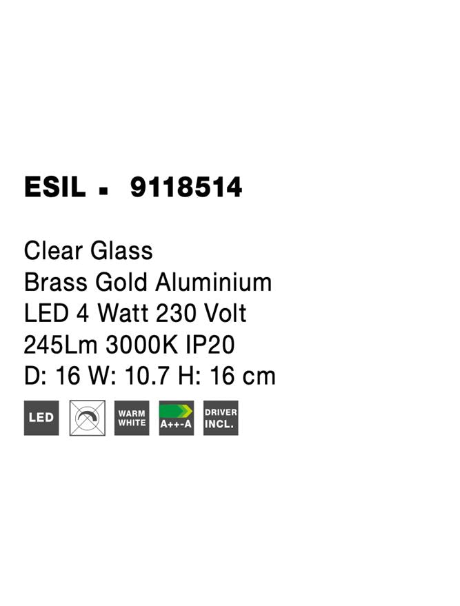Aplica Nova Luce ESIL 9118514