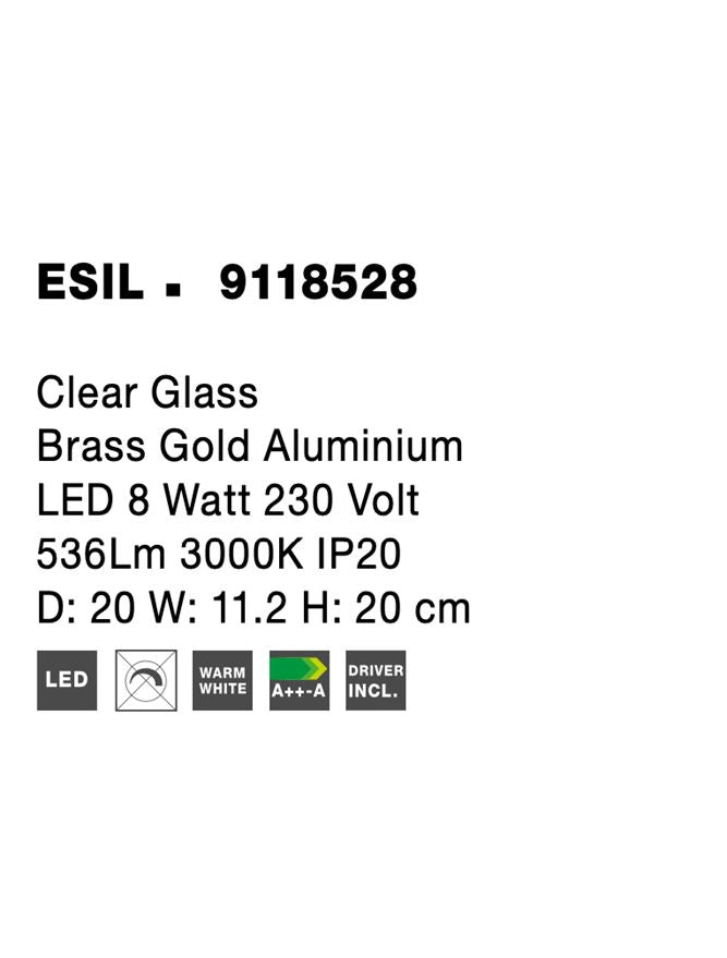 Aplica Nova Luce ESIL 9118528