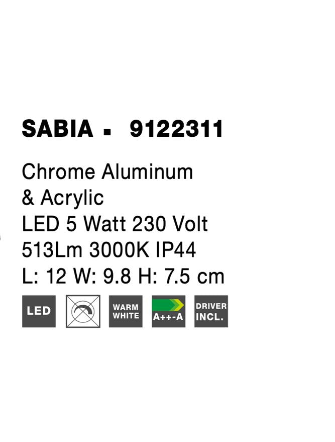 Aplica baie Nova Luce SABIA 9122311