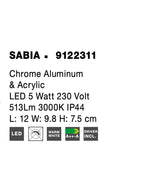 Aplica baie Nova Luce SABIA 9122311