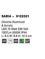 Aplica baie Nova Luce SABIA 9122321