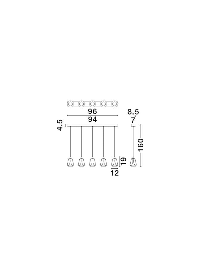 Lustra Nova Luce ALISH 9124101