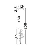 Pendul Nova Luce SOLINE 9124102