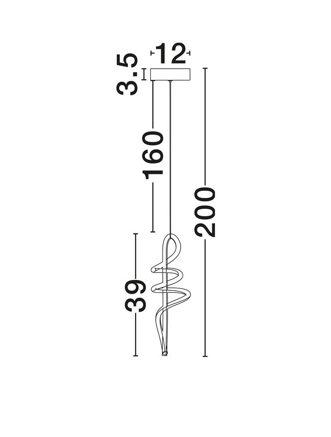 Pendul Nova Luce SOLINE 9124102