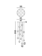 Candelabru Nova Luce ALICIA 9124115