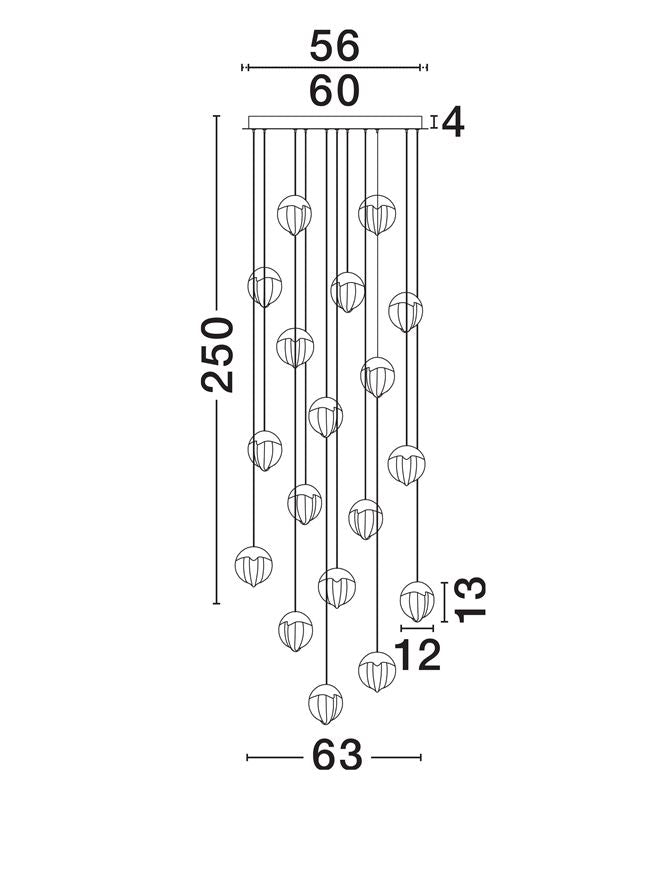 Candelabru Nova Luce ALICIA 9124116