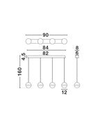 Lustra Nova Luce ALAZ 9124120