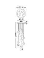 Candelabru Nova Luce ALAZ 9124121