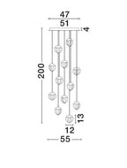 Candelabru Nova Luce ALICIA 9124125